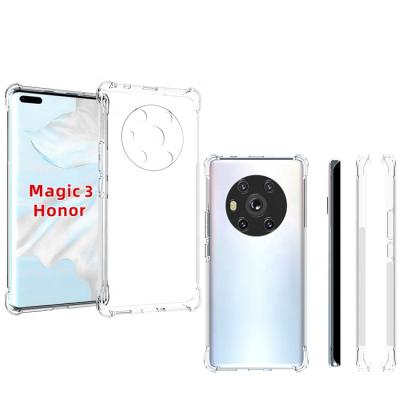 China Shockproof For Huawei Honor Magic 3 Tpu Clear Soft Corner Shock Proof Phone Case for sale