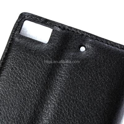 China Mobile Phone Cases Business Style Design Magnetic Flip Cover Stand Wallet Leather Case For Blackberry Z3 for sale