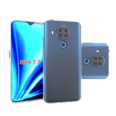 China Eco-friendly For Nokia 5.1 6.1 7 Plus Clear Silm Soft Silicon Full Tpu Back Cover Case For Nokia 7.3 7.2 8.3 for sale