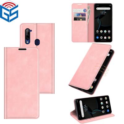 China Silky Feeling Magnetic Wallet Flip Cover Case Pink For Zte Libero 5G Leather Shockproof Stand for sale