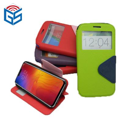 China Mobile Phone Case Novedades Para Importar Stand Cover With Window Leather Flip Case For Lenovo Z5 for sale