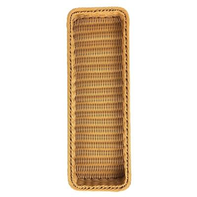 China China Factory Direct Sales Rattan Sustainable Plastic Bread Storage Basket Vegetable Basket for sale