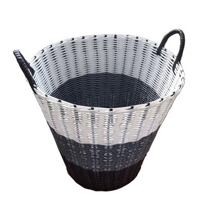 China Viable Made In China Rattan Woven Storage Basket Baskets Round Rubber Laundry Baskets for sale