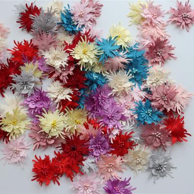 China 3D Multicolor Three-Dimensional Beaded Flowers DIY Clothing Headwear Decoration Accessories for sale