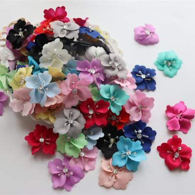 China 3D Flower Exquisite Multicolor Handmade Clothing Headwear DIY Beaded Home Decoration Accessories for sale