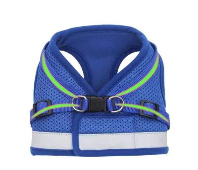 China Large Terylene Fashion Training Thoughtful Personalized Traction Custom For Small Medium Dog Harness for sale