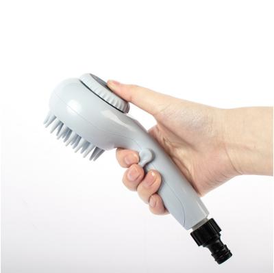 China Stocked 2021 New Dog Grooming Bath Massage Products Comb Paw Remover Dog Brush Pet Bathing Tool for sale