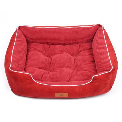 China Cat Bed Custom Size Washable Breathable Comfortable Pet Dog Beds For Large Dogs for sale