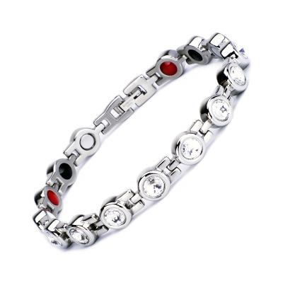 China FASHIONABLE Zircon Steel Bracelet Jewelry Titanium Stainless Steel Amazon List New Men's Creative Bracelet for sale