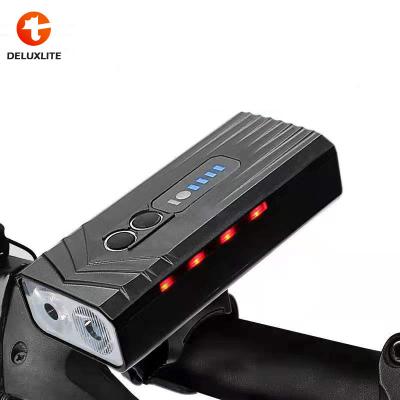 China USB Rechargeable 7 Modes USB Rechargeable Side Warning Flashlight Waterproof Bike Light for sale