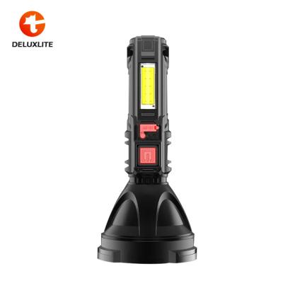 China With Energy Display Amazon Top Sales Torch Lights OEM Linternas SOS Rechargeable Led Flashlight for sale