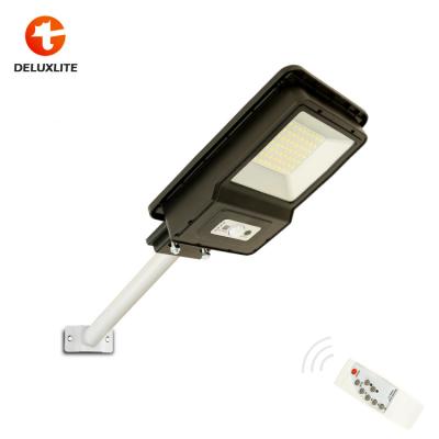 China ROAD Integrated All In One Remote Control Outdoor Solar Light With Sensor Function Solar Street Lights for sale