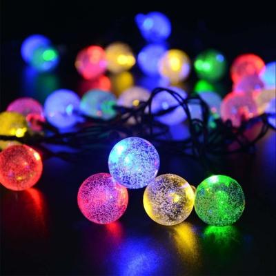 China Christmas LANDSCAPE Amazon Hit Solar Powered Holiday String Lights Outdoor Waterproof LED Decoration Light Bulbs for sale