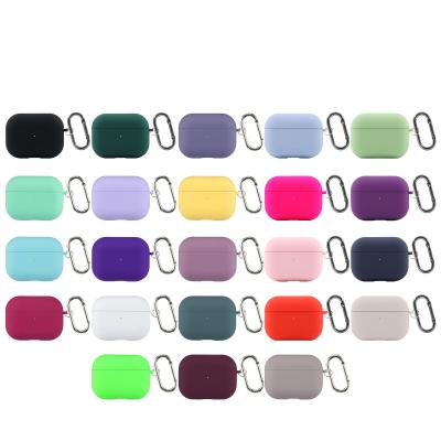 China 3D Silicone Case Youth Mlutiple Color Silicon Cover Earphone Air Pods Case For Airpod Case For Airpods 3 Case Cover for sale