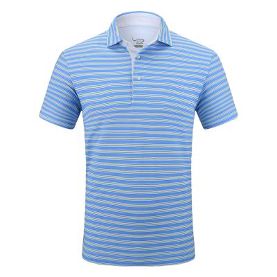 China 3D Cut Anti-Wrinkle High Performance Golf Wear Business Sports Men's POLO Quick Dry Vintage Casual Classic Fit Regular Fit for sale