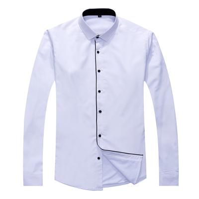 China Anti-pilling solid color for men's shirt for sale