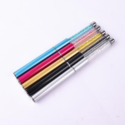 China Durable 2022 Custom Thin Diy Drawing Pen Detail Kolinsky Nail Art Coating Paint Brush For Ladies Girls for sale