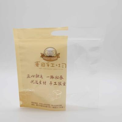 China Moisture Proof Zipper Stand Food Packaging Print Gravure Top Roll Packaging Clear Plastic Bags With Ziplock for sale