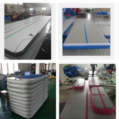 China High Quality Cheap Gymnastics Mat Inflatable Track Gym Special Inflatable Custom Made for sale