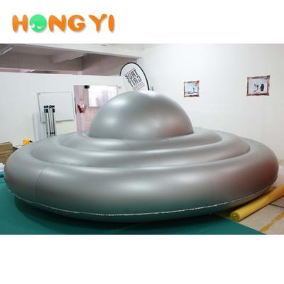 China Environmental Protection PVC Best Selling Giant Hanging Inflatable UFO Balloon Helium Inflatable UFO Flying Balloon For Parade Events for sale