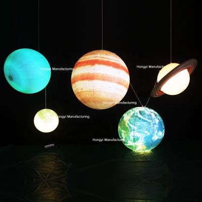 China Advertising/Promotion/Party/Event PVC Sealed LED Balloon, Jupiter, Sun, Mars, Saturn, Venus, Mercury, Uranus, Neptune, Pluto, Moon, Earth for sale