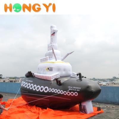 China Custom High Quality Inflatable Yacht Model Outdoor Advertising Emulation Boat Shape Balloon Show House Boat For Indoor And Outdoor for sale