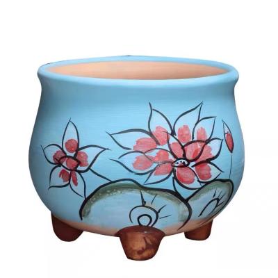 Chine Wholesale Home Decoration Ceramic Cartoon Pot Factory Antique Ceramic Pots For Indoor Outdoor à vendre