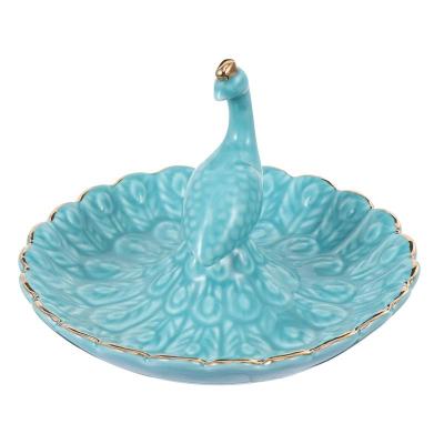 Китай China Wholesale Jewelry Dish Dish Design Ceramic Storage Tray Desktop Decor продается