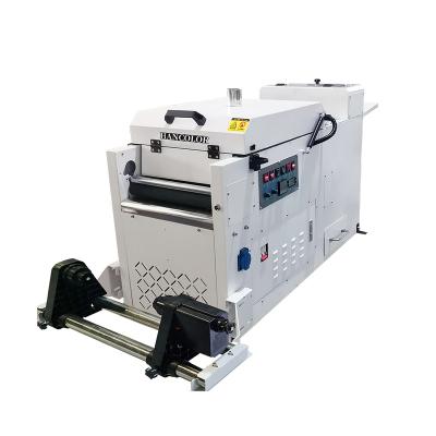 China Any Fabric Digital T-shirt Printing Machine Heat Transfer Pet Film Dtf Printer With Double 4720 I3200 Print Heads for sale