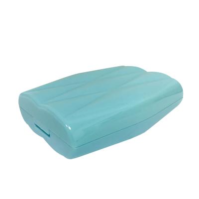 China New design mini compact lenses storage box plastic transparent nits with great price for sale