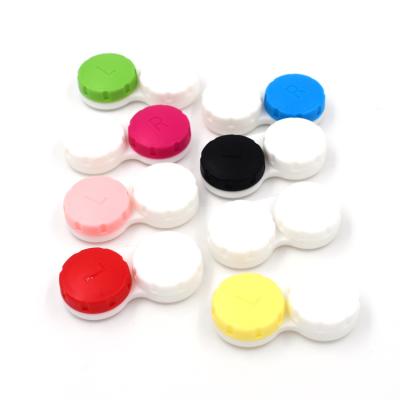 China Customized Wholesale Cheap Luxury Protective Glass Contact Lens Case for sale