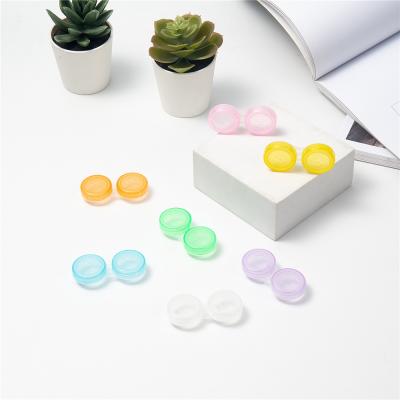 China Durable Plastic Convenient High Quality Colored Contact Lens Case for sale