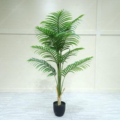 China High Quality Lifelike Decoration Bonsai Plastic Palm Artificial Plant for sale