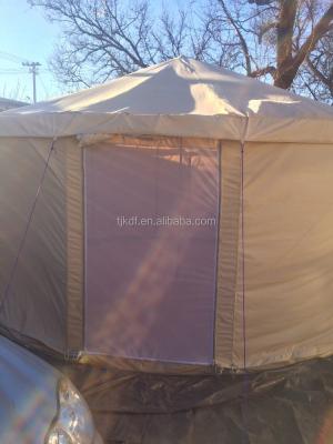 China UV-resistant 5M Canvas Yurt Tent for Glamping for sale