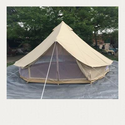 China Full Mesh Wall Waterpoof Cotton Bell Tent Sibley Bell Tent for sale