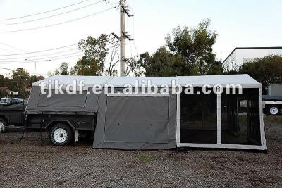 China Steel Pole Off Road 23FT*18ft Camper Trailer Tent for sale