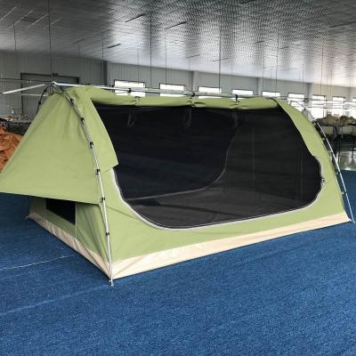 China Tube Type Tent Stake 14oz Double Canvas Booty Tent for sale