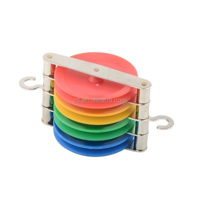 China > laboratory supplies; > laboratory equipment; High Quality Type Pulleys Material Colored New Equipment Education Lab Pulley for sale