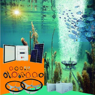 China Fish Farm Fish Pond Aquaculture Aquarium Fish Pond Farm Oxygenator Compressor Paddle Wheel Paddle Wheel Power Frequency Aerator System for sale