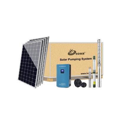 China Commercial ac submersible solar water pump series 4