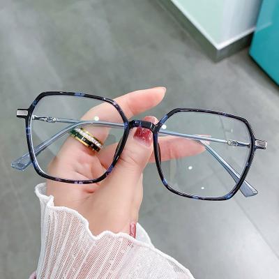 China Polygon Optical Eye Glasses Blue Light Eyeglasses Monocle Uv400 Computer Eye Shield Blue Light Blocking Eyeglasses Tr90 Glasses For Computer for sale