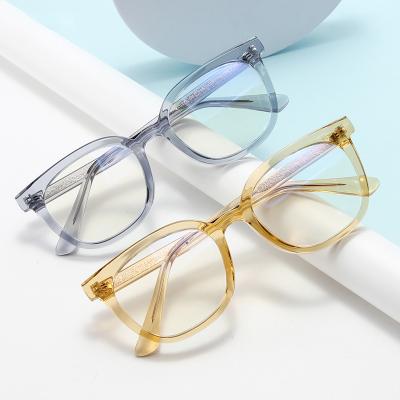 China Blue Light Blocking Wholesale Fashion Tr90 Glass High End Blue Eyeglass River Block Blue Light Blocking Women 2021 New Arrivals for sale