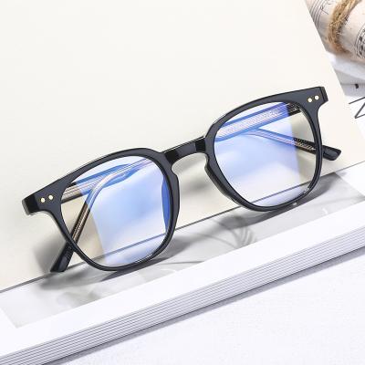 China Ynot Hot Sale Tr90 Eyeglasses Glasses Anti Myopia Blue Light Blocking Optical Blue Light Blocking Glasses Frame Mirror Round Eyeglasses for sale