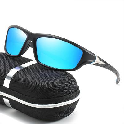 China Wrap Sunglasses 2021 Custom Logo Sunglasses Men Outdoor Polarized Vintage Cycling Sunglasses Fast Shipping High Quality Mens Sunglasses for sale