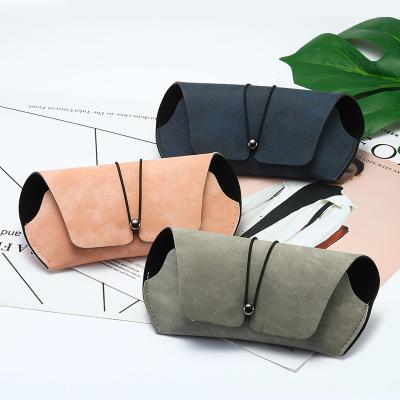 China Newest Sunglasses Case Manufacturer Hot Selling Soft PU Leather Eyeglasses Case Packing Sunglasses Leather Accessories Cases Spectacle Case For Glasses for sale