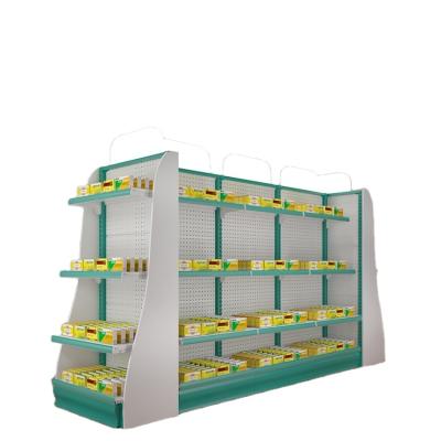 China Customized Double Sided White Pegboard 4-Side Retail Store Medical Racks for sale