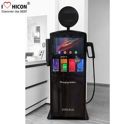 China Retail Store Free Custom Floor Standing Headphone Computer Game Accessory Wholesale Wooden Display Stand for sale