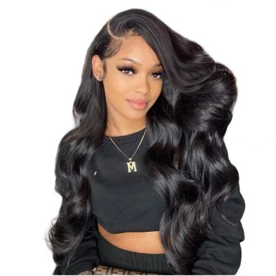 China Body Wave HD Transparent Lace Front Human Hair Wigs for Black Women Body Wave Lace Frontal Wigs Human Hair with Baby Hair for sale