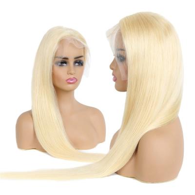 China Straight Transparent Frontal Wigs for Women extensions  613 Lace Closure Wig bone Straight Human Hair Lace Front  Wig for sale