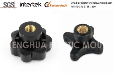 China Bespoke Insert Injection Molding , Metal Brass Screw Insert with Plastic Cap Head for sale